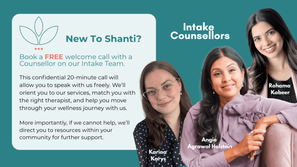 Intake Counsellors | Shaanti Psychotherapy